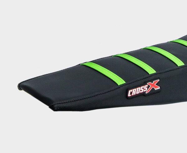 KAWASAKI ADVANCED STRIPES BLACK WITH GREEN STRIPES